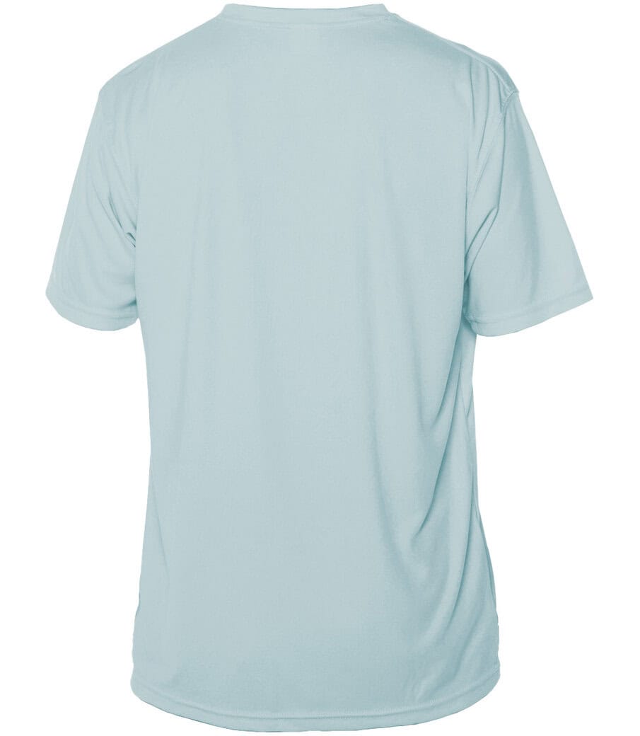 Light blue "Eyes To The Horizon" T-shirt for awareness and support.
