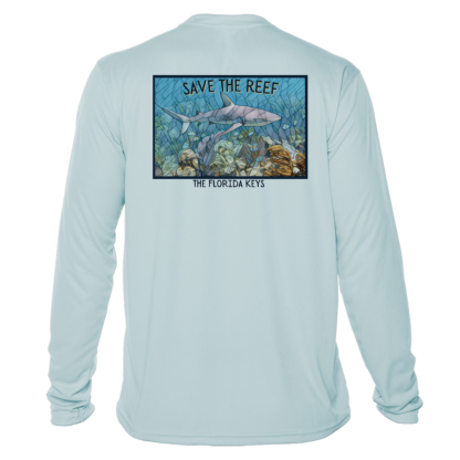 Reef Relief - Shark Mosaic - UPF 50+ Long Sleeve - Image 9