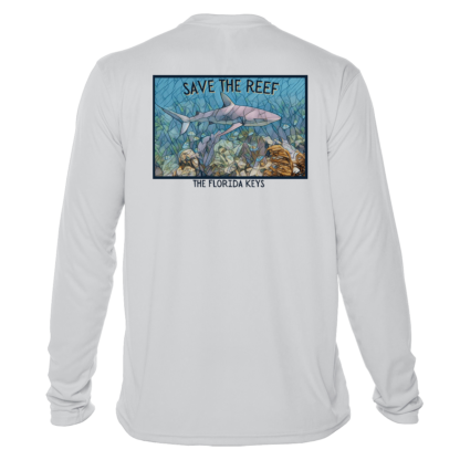 Reef Relief - Shark Mosaic - UPF 50+ Long Sleeve - Image 7