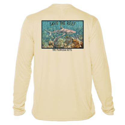 Reef Relief - Shark Mosaic - UPF 50+ Long Sleeve - Image 5
