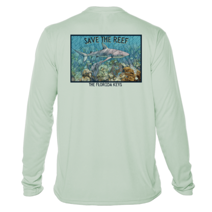 Reef Relief - Shark Mosaic - UPF 50+ Long Sleeve - Image 3