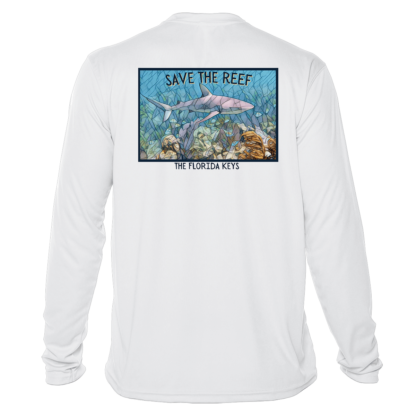 Reef Relief - Shark Mosaic - UPF 50+ Long Sleeve