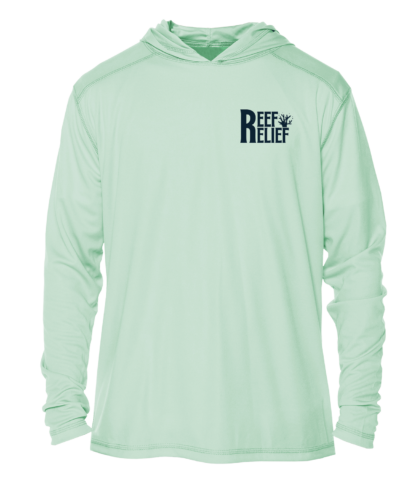 Reef Relief - Shark Mosaic - UPF 50+ Hoodie - Image 8
