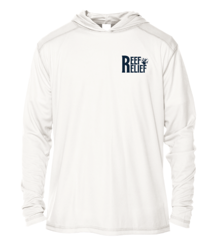 Reef Relief - Shark Mosaic - UPF 50+ Hoodie - Image 2