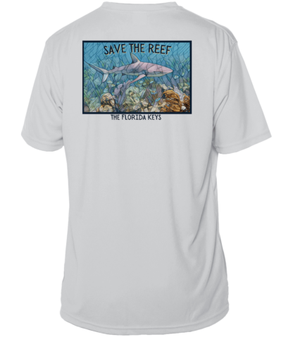 Reef Relief - Shark Mosaic - UPF 50+ Short Sleeve - Image 3