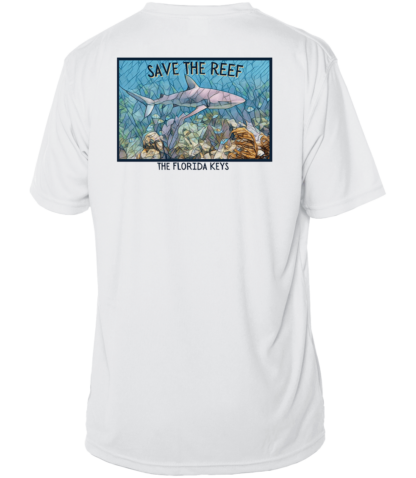Reef Relief - Shark Mosaic - UPF 50+ Short Sleeve
