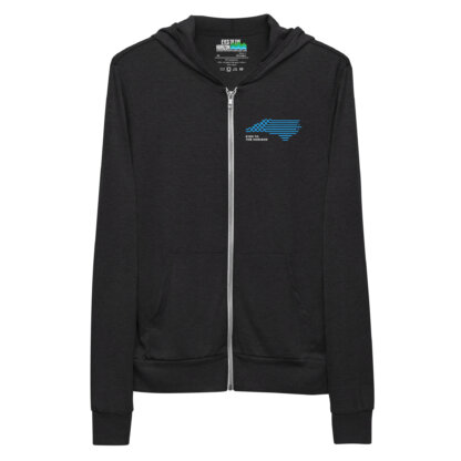 North Carolina – Eyes To The Horizon – Lightweight Zip Hoodie