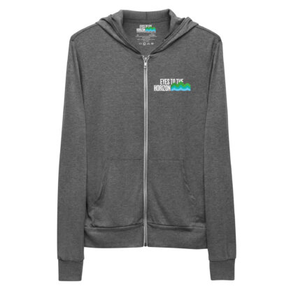 Eyes To The Horizon – Lightweight Zip Hoodie - Image 5