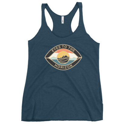 Eyes To The Horizon – Horizon Eye – Women's Racerback Tank - Image 8