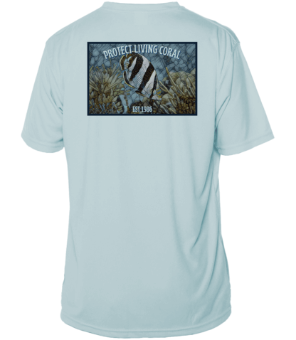 Reef Relief - Banded Butterfly Mosaic - UPF 50+ Short Sleeve - Image 5