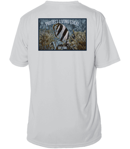 Reef Relief - Banded Butterfly Mosaic - UPF 50+ Short Sleeve - Image 3