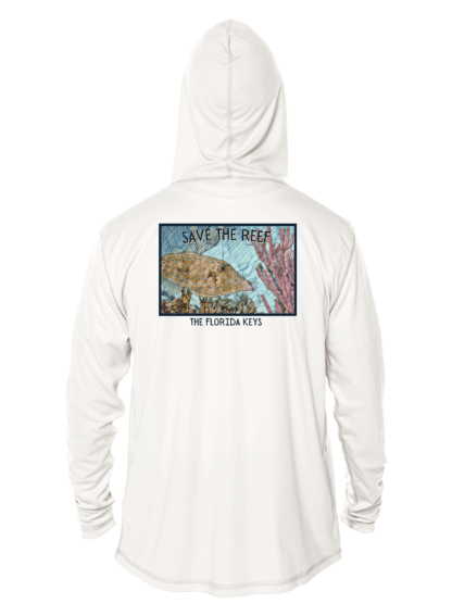 Reef Relief - Filefish Mosaic - UPF 50+ Hoodie
