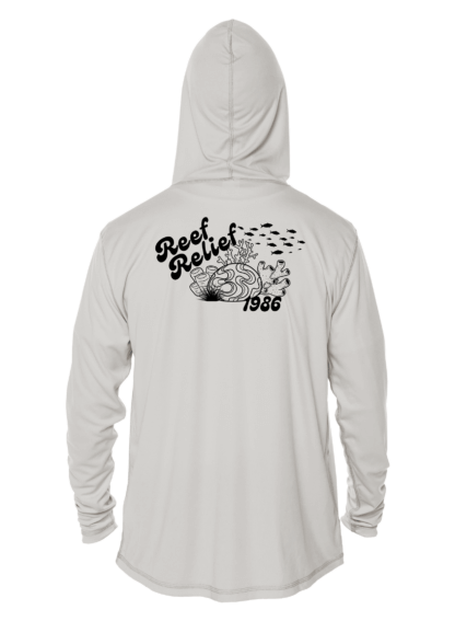 Reef Relief - Retro Reef Relief - UPF 50+ Hoodie - Image 3