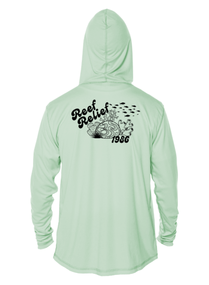 Reef Relief - Retro Reef Relief - UPF 50+ Hoodie - Image 5